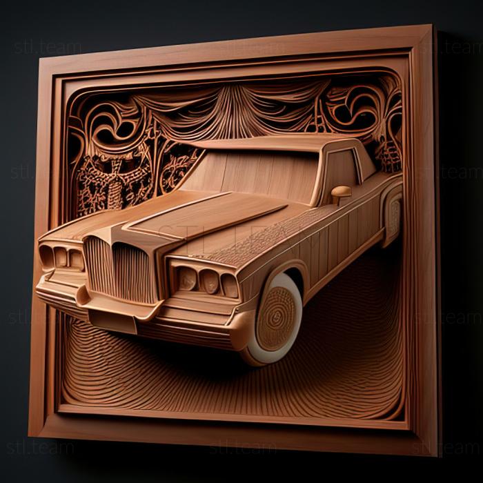 3D model Lincoln Town Car (STL)